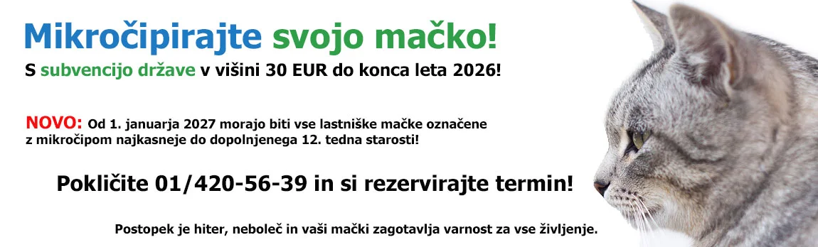 Mikročipiranje hišnih živali